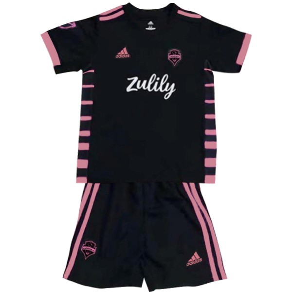 Camiseta Seattle Sounders Segunda equipo Niños 2019-20 Negro